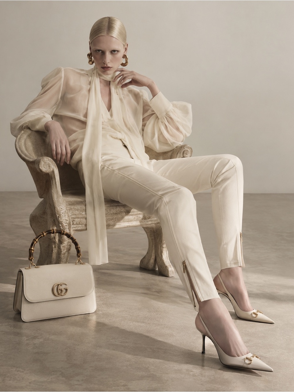 Gucci Ankle Zip Moto Pants
